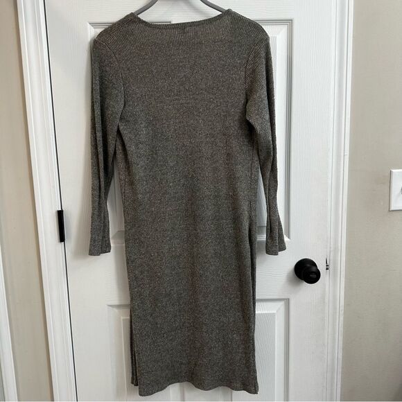 Emerald Long Sleeve Hooded Duster Cardigan olive green Size small - Picture 6 of 6